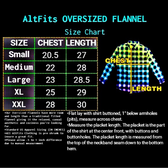 Oversized Tie Dye Plaid Flannel Shirt Dip Dye Gradient Green Blue Purple - Picture 5 of 5